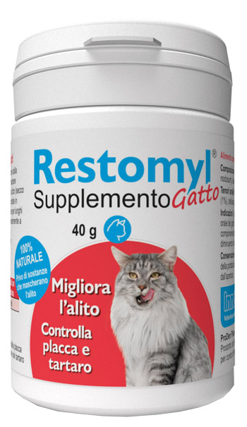 RESTOMYL SUPPLEMENTO GATTO FLACONCINO 40 G - latuafarmacia.org