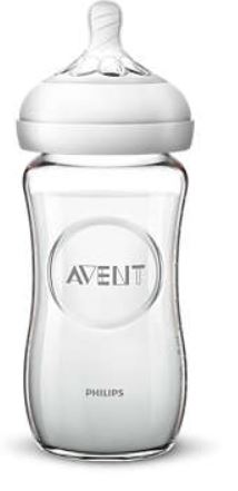 AVENT BIBERON NATURAL VETRO 240ML - latuafarmacia.org