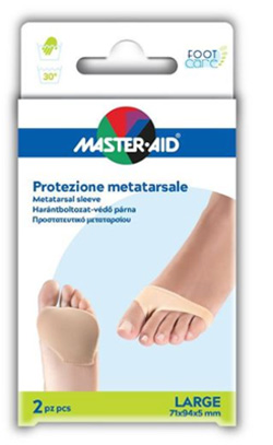 PROTEZIONE IN GEL E TESSUTO MASTER-AID FOOTCARE PER METATARSO LARGE 2 PEZZI G3 - latuafarmacia.org