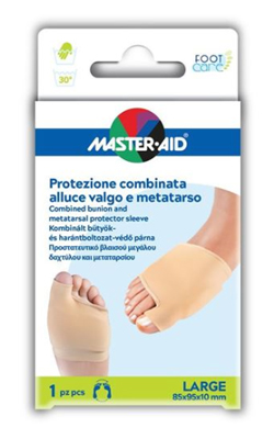 PROTEZIONE MASTER-AID FOOTCARE PER ALLUCE VALGO E METATARSO LARGE 1 PEZZO D8 - latuafarmacia.org