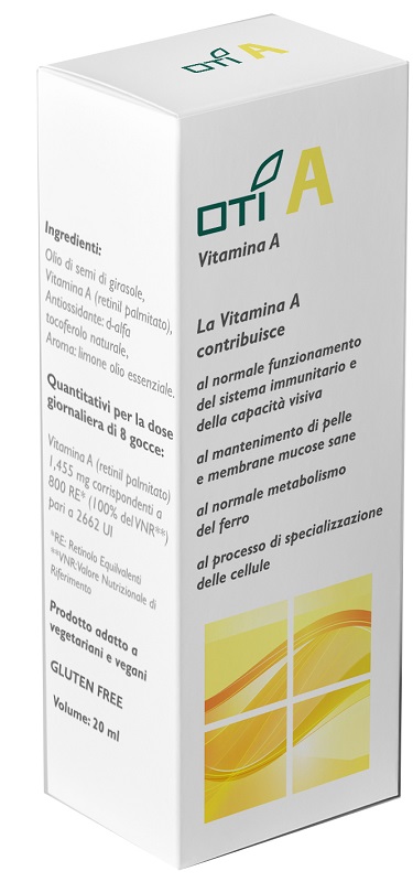 OTI A VITAMINA A GOCCE 20 ML - latuafarmacia.org