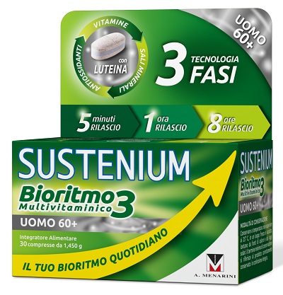 SUSTENIUM BIORITMO3 UOMO 60+ 30 COMPRESSE - latuafarmacia.org