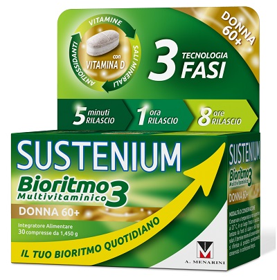SUSTENIUM BIORITMO3 DONNA 60+ 30 COMPRESSE - latuafarmacia.org