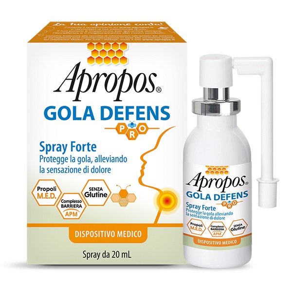 APROPOS GOLA DEFENS PRO SPRAY FORTE 20 ML - latuafarmacia.org