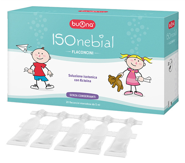 ISONEBIAL FLACONCINI SOLUZIONE ISOTONICA 0,9% CON AGGIUNTA DI ECTOINA 20X5 ML - latuafarmacia.org