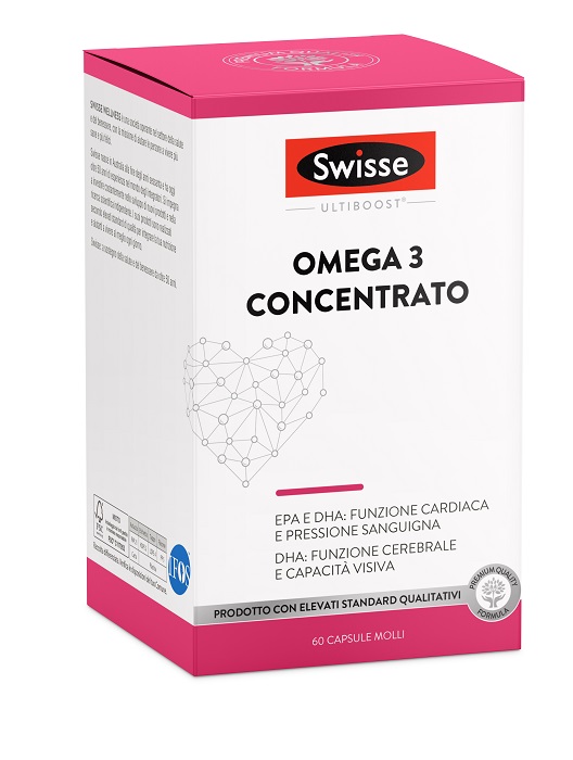 SWISSE OMEGA 3 CONCENTRATO 60 CAPSULE MOLLI DA 2440 MG - latuafarmacia.org