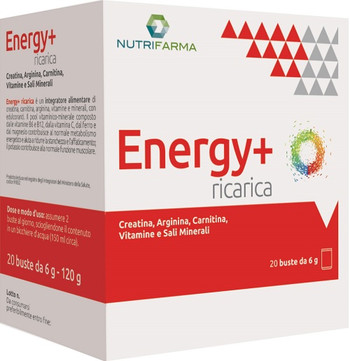 ENERGY+ RICARICA 20 BUSTINE - latuafarmacia.org