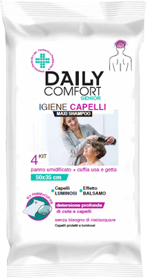 DAILY COMFORT SENIOR PANNI SHAMPOO 4 PEZZI - latuafarmacia.org