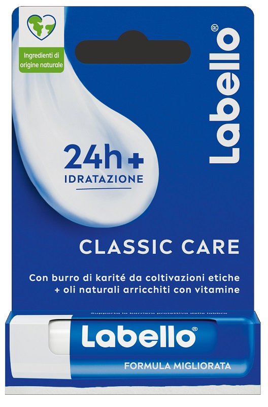 LABELLO CLASSIC CARE STICK 24H IDRATAZIONE FONDENTE SULLE LABBRA 5,5 ML - latuafarmacia.org