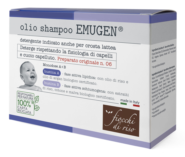 FIOCCHI DI RISO EMUGEN OLIO SHAMPOO ULTRADELICATO 45 ML - latuafarmacia.org