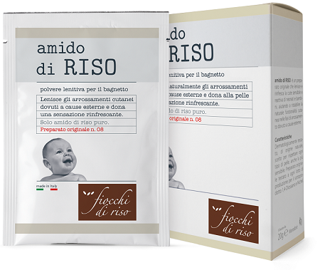 FIOCCHI DI RISO AMIDO DI RISO POLVERE LENITIVO 100 G - latuafarmacia.org