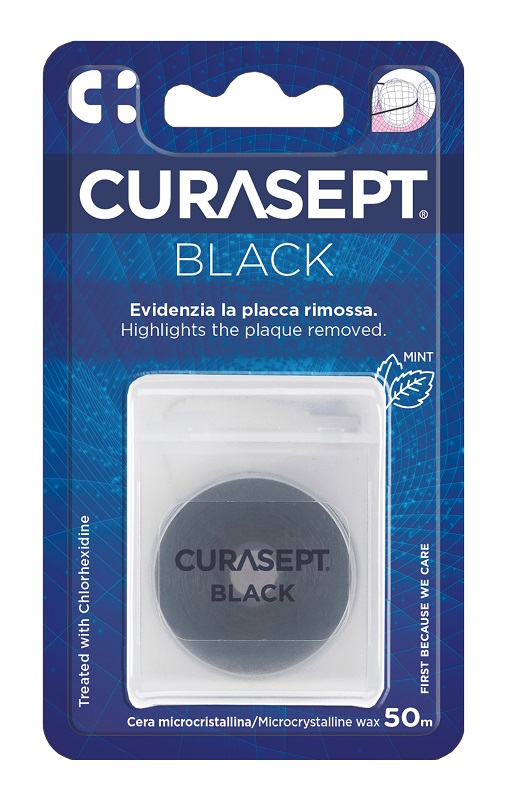 CURASEPT FLOSS CERATO NERO CLOREXIDINA - latuafarmacia.org