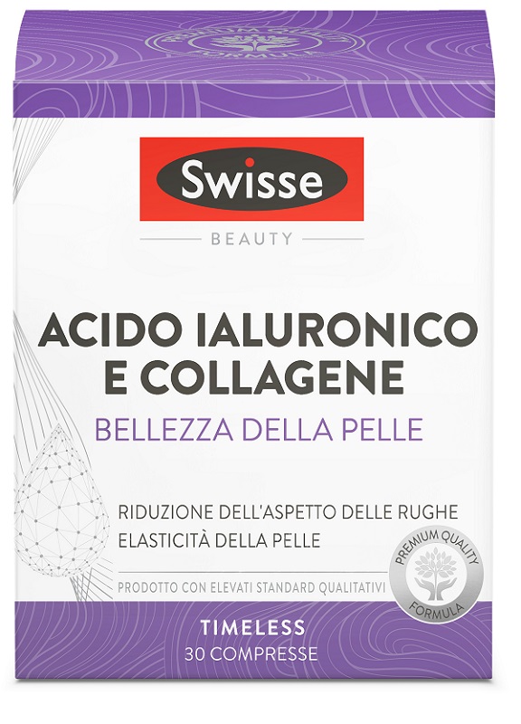 SWISSE ACIDO IALURONICO COLLAGENE BELLEZZA DELLA PELLE 30 COMPRESSE - latuafarmacia.org