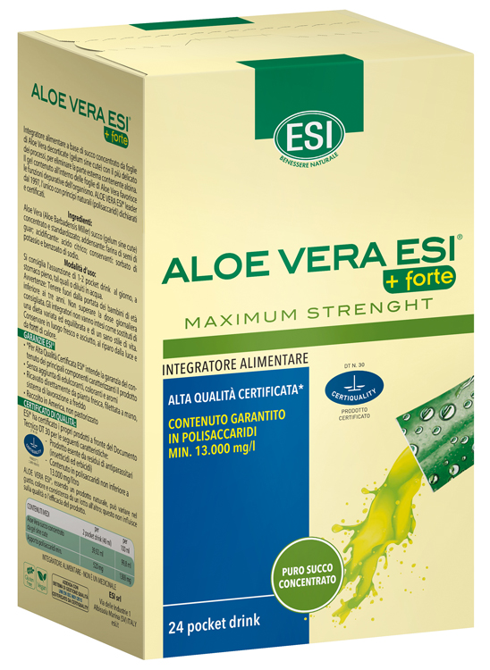 ESI ALOE VERA SUCCO + FORTE 24 POCKET DRINK - latuafarmacia.org