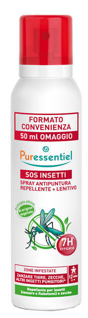 PURESSENTIEL SPRAY ANTIPUNTURA SOS INSETTI PMC 200 ML - latuafarmacia.org