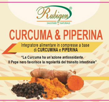 CURCUMA & PIPERINA RUBIGEN 120 COMPRESSE DA 500 MG - latuafarmacia.org