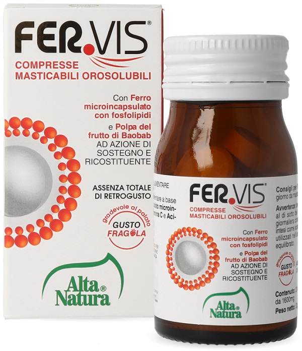 FERVIS 20 COMPRESSE MASTICABILI OROSOLUBILI - latuafarmacia.org