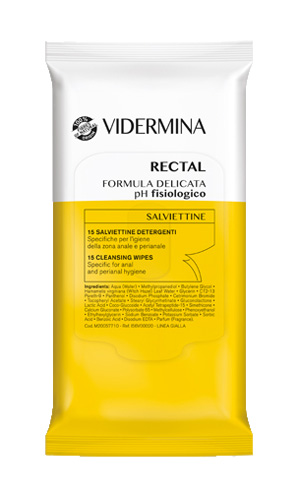 VIDERMINA RECTAL SALVIETTINE 15 PEZZI - latuafarmacia.org