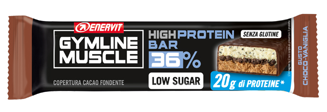 GYMLINE 20 G PROTEINBAR CHOCO/VANIGLIA 55 G - latuafarmacia.org