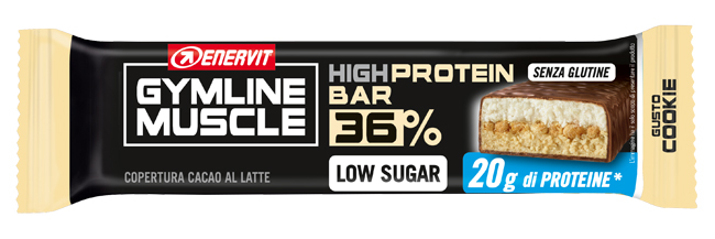 GYMLINE 20 G PROTEINBAR COOKIE 55 G - latuafarmacia.org