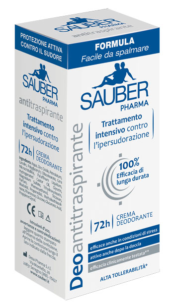 SAUBER DEOANTITRASPIRANTE 72H CREMA 30 ML - latuafarmacia.org
