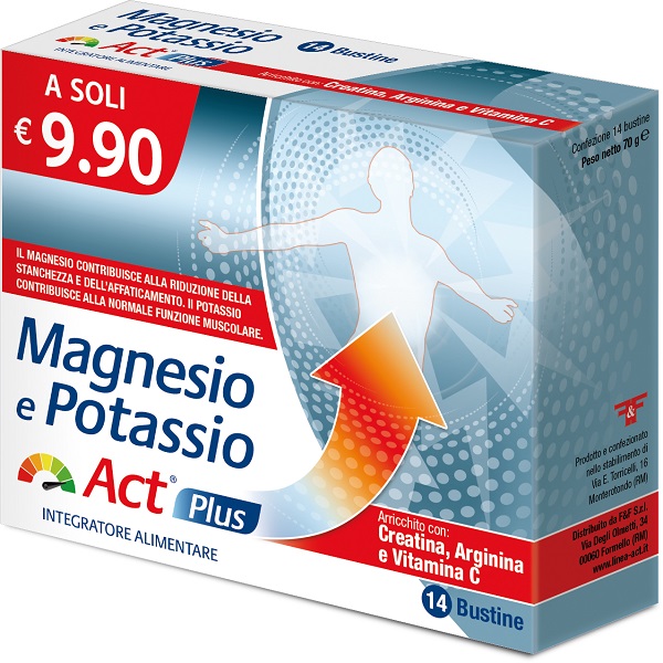 MAGNESIO E POTASSIO ACT PLUS 14 BUSTINE - latuafarmacia.org
