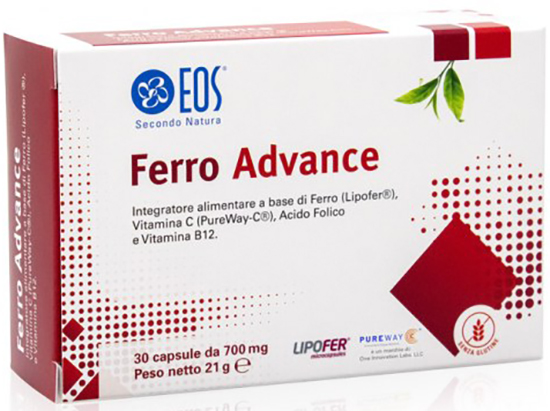 EOS FERRO ADVANCE 30 CAPSULE - latuafarmacia.org