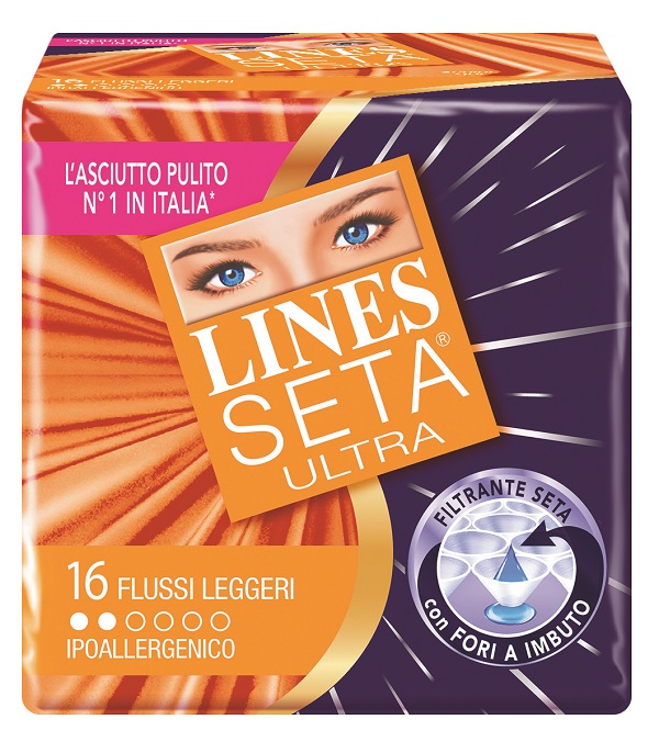 ASSORBENTE LINES SETA ULTRA LEGGERO 16 PEZZI - latuafarmacia.org