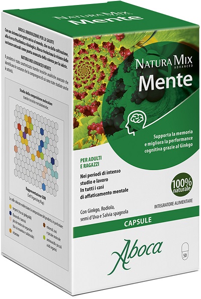 NATURA MIX ADVANCED MENTE 50 CAPSULE - latuafarmacia.org