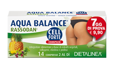 AQUA BALANCE RASSODAN CELL FORTE 7 DAYS 14 COMPRESSE DIETALINEA - latuafarmacia.org