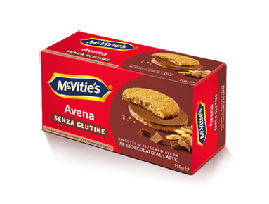 MC VITIE'S AVENA AL CIOCCOLATO AL LATTE SENZA GLUTINE 150 G - latuafarmacia.org