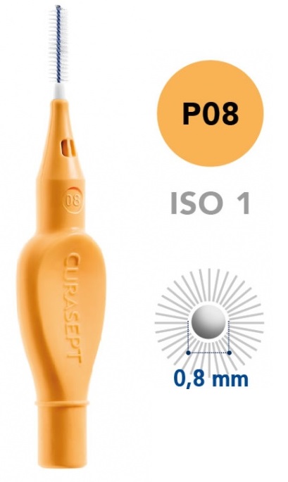 CURASEPT PROXI P08 ARANCIO CHIARO/TANGERINO 5 PEZZI - latuafarmacia.org