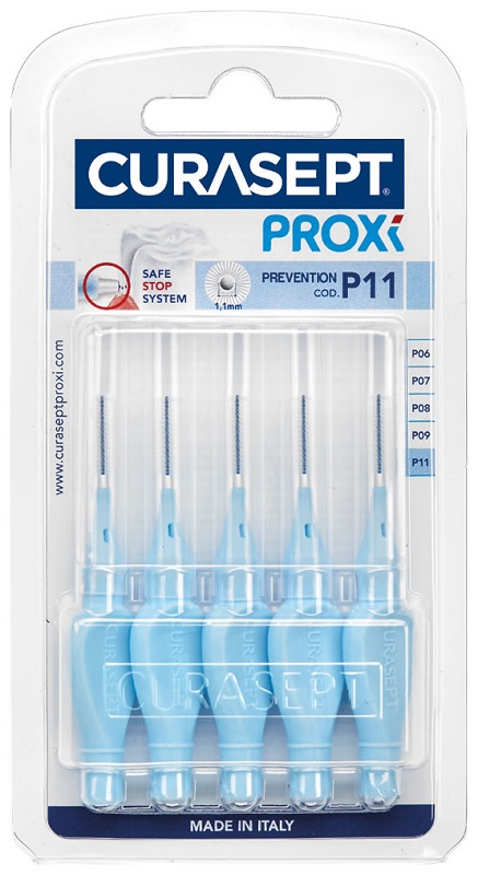 CURASEPT PROXI P11 AZZURRO/LIGHT BLUE 5 PEZZI - latuafarmacia.org