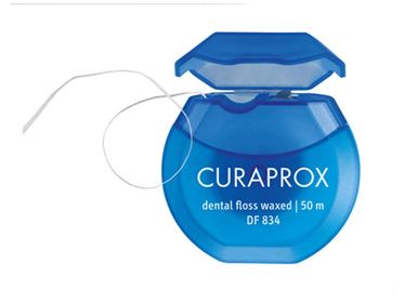 CURAPROX DF 834 DENTAL FLOSS WAXED 50 METRI - latuafarmacia.org