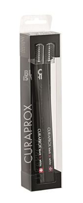 CURAPROX BLACK IS WHITE DENTIFRICI SBIANCANTI 2 SPAZZOLINI - latuafarmacia.org