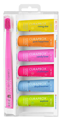 CURAPROX BE YOU MIXED SET 6 DENTIFRICI DA 10 ML + 1 SPAZZOLINO CS 5460 - latuafarmacia.org