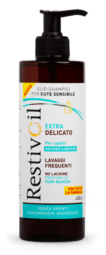 RESTIVOIL EXTRA DELICATO OLIO SHAMPOO PER CUTE SENSIBILE 400 ML - latuafarmacia.org