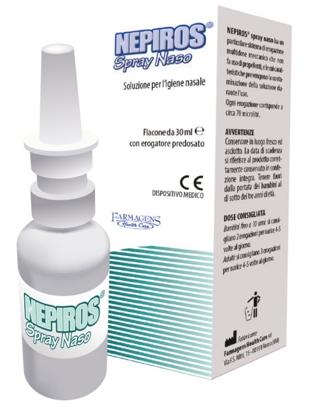 SOLUZIONE PER L'IGIENE NASALE SPRAY NEPIROS 30 ML - latuafarmacia.org