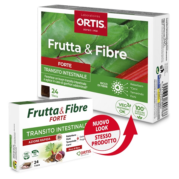 FRUTTA & FIBRE FORTE 24 CUBETTI - latuafarmacia.org
