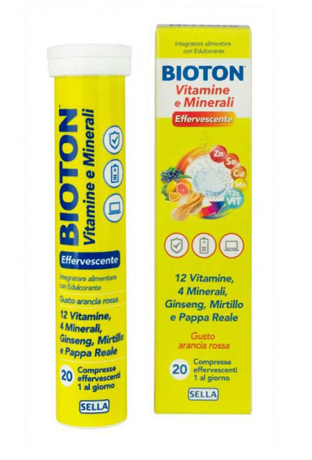 BIOTON VITAMINE E MINEALI 20 COMPRESSE EFFERVESCENTI - latuafarmacia.org