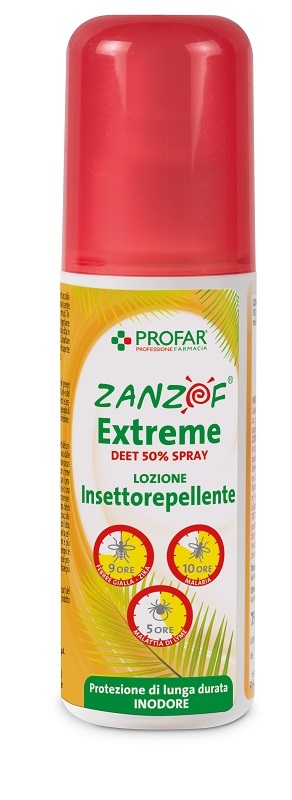 ZANZOF JUNGLE EXTREME SPRAY DEET 50% 75 ML PROFAR - latuafarmacia.org
