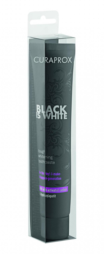 CURAPROX BLACK IS WHITE DENTIFRICIO TRAVEL SIZE 10 ML - latuafarmacia.org