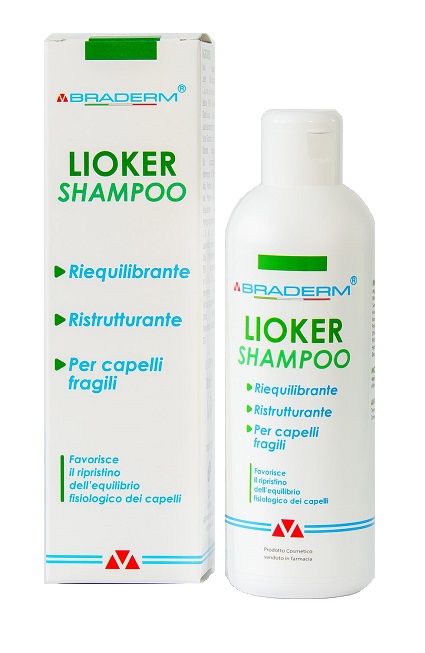 LIOKER SHAMPOO 200 ML BRADERM - latuafarmacia.org