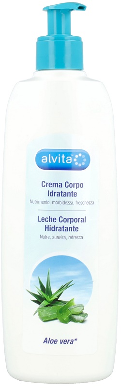 ALVITA CREMA CORPO IDRATANTE ALOE VERA 400 ML - latuafarmacia.org