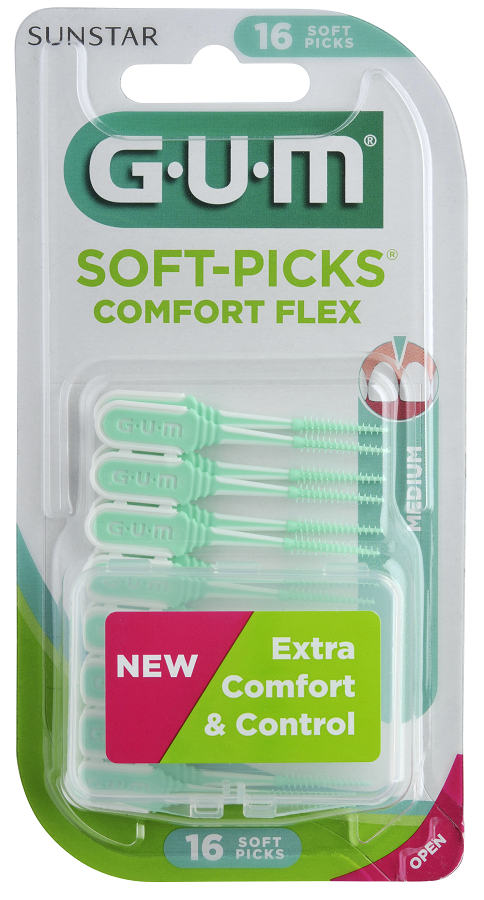 GUM SOFT PICK COMFORT FLEX SCOVOLINO INTERDENTALE 40 PEZZI - latuafarmacia.org