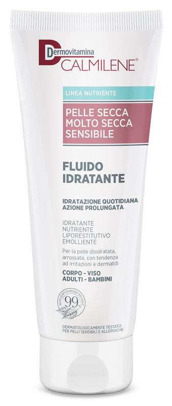 DERMOVITAMINA CALMILENE FLUIDO IDRATANTE PER PELLE SECCA, MOLTO SECCA E SENSIBILE 250 ML - latuafarmacia.org