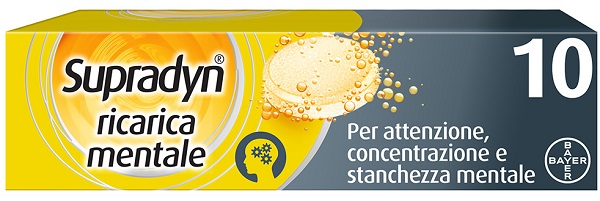SUPRADYN RICARICA MENTALE 10 COMPRESSE - latuafarmacia.org