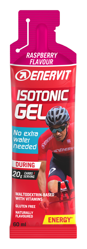 ENERVIT SPORT ISOTONICGEL RASPBERRY 60 ML - latuafarmacia.org