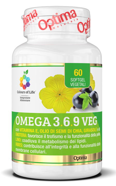 COLOURS OF LIFE OMEGA 3-6-9 VEG 60 SOFT GEL - latuafarmacia.org