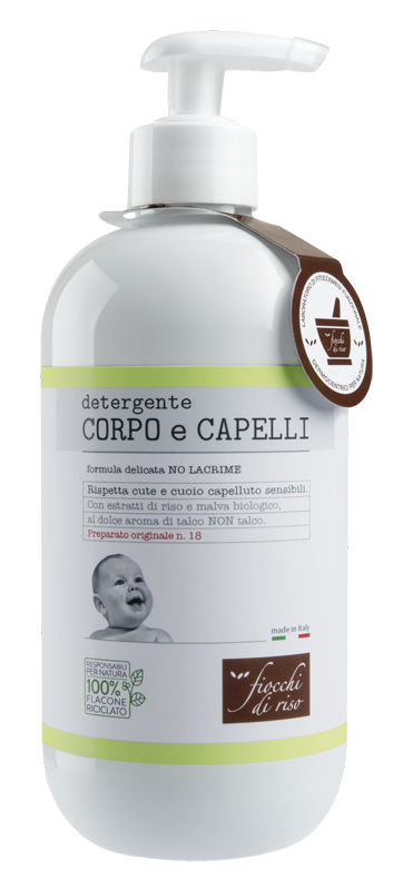 FIOCCHI DI RISO DETERGENTE CORPO/CAPELLI TALCO 400 ML - latuafarmacia.org